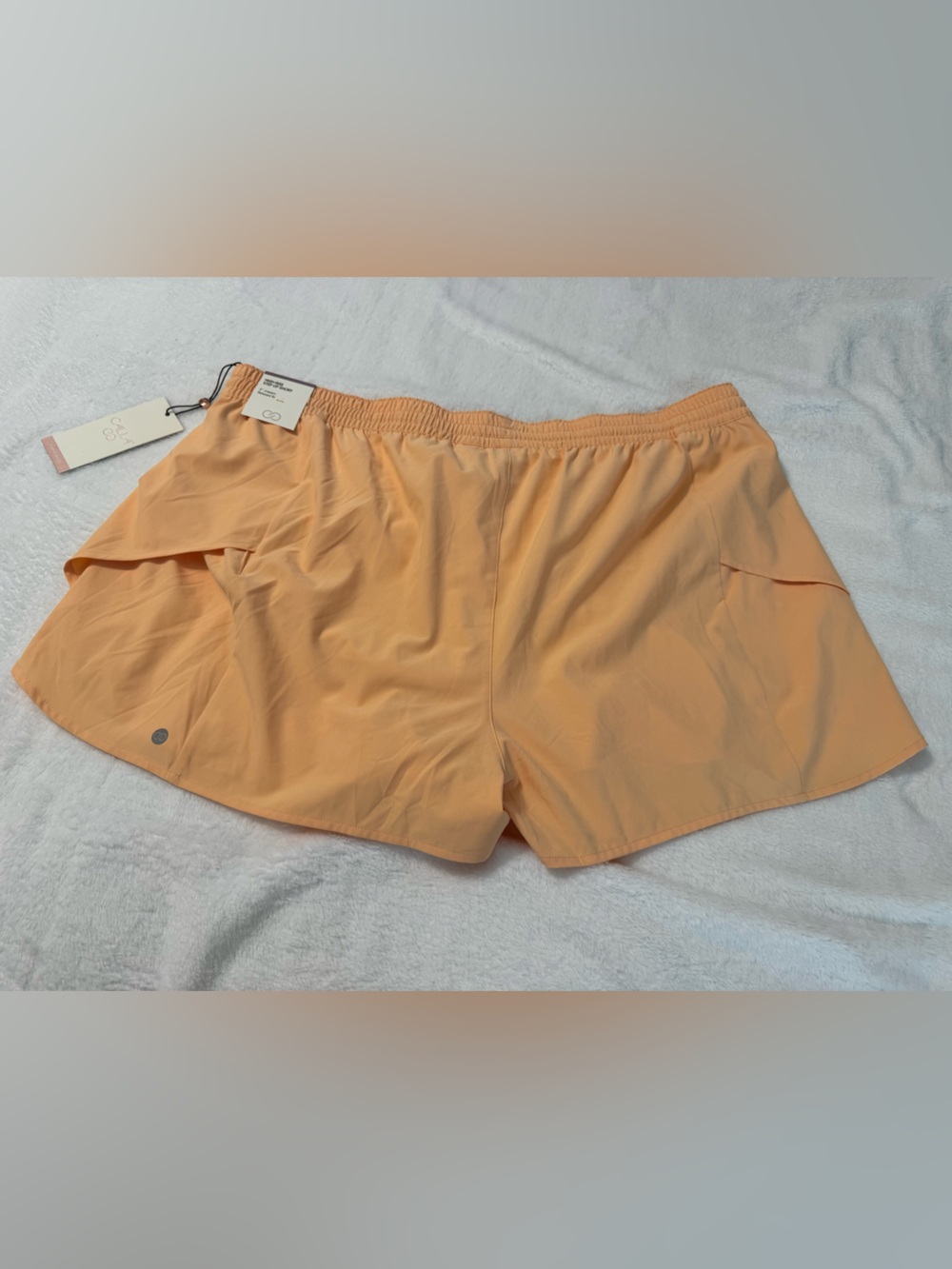 Calia Women’s High Rise Step Up 3” Short Peach Sherbet Size XXL - Picture 2 of 5